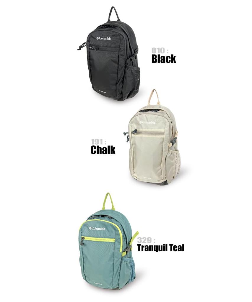 Castle Rock 15L Backpack II with Rain Rucksack PU8664 [Columbia] Cover, (010 Black)