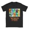 Men's Wings of Fire T Shirts Cotton Clothing Vintage Short Sleeve Crew Neck Tee Shirt 6XL T-Shirts