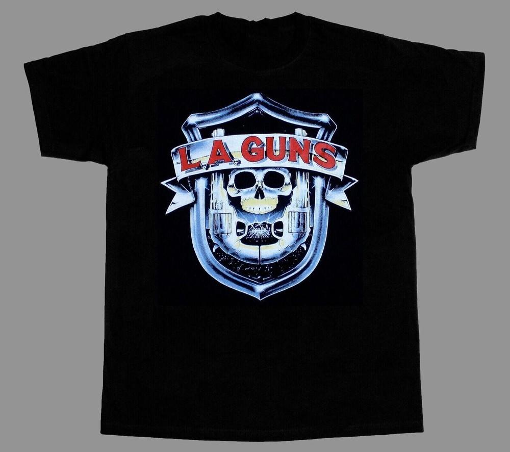 L.A. Guns Music Band Cotton Black Full Size Men Women T Shirt Unisex T-Shirt