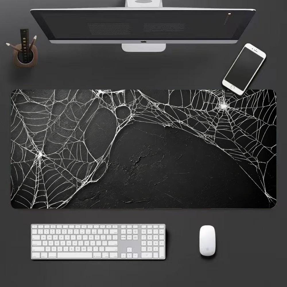 Spinnenweb Muismat Groot Computer Kantoor Game Tafelmatten XXL Rubber Antislip Gaming Toetsenbord Muismat Lange Bureau Mat HYBXXC