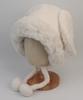 Yunibeosyeolkemiseuteuli Rabbit Fur White Balaclava Rabbit Hat