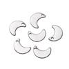 30Pcs Mirror Polished Stainless Steel Charms Geometry Cross Shape Blank Pendants for DIY Bracelet Jewelry Making Accessories