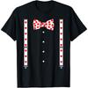 Valentines Day Suspenders And Hearts Bow Tie Boys Boys Girls Funny Cotton Men T Shirt