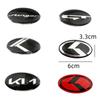 6x3.3cm Car Steering Wheel Center Emblem Badge Sticker for KIA Stinger Sportage KX3 Ceed K7 K5 K3 R Forte Rio Soul Accessories MS4