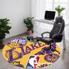 1pz Tappeto Rotondo Ufficio Basket Lakers, Tappetino Interno Adatto Per Ufficio, Camera da Letto Soggiorno Decorazioni per la Casa, Decorazione Stanza, Offic a0926216