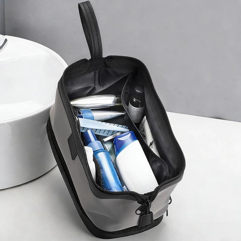 Portable Waterproof Toiletry Bag Large Capacity Dry Wet Separation Travel Organizer Bathing Bag Storage Pouch Men Business Gifts