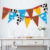 Cartoon Toy Themed Triangle Party Banner for Festivals and Decorations