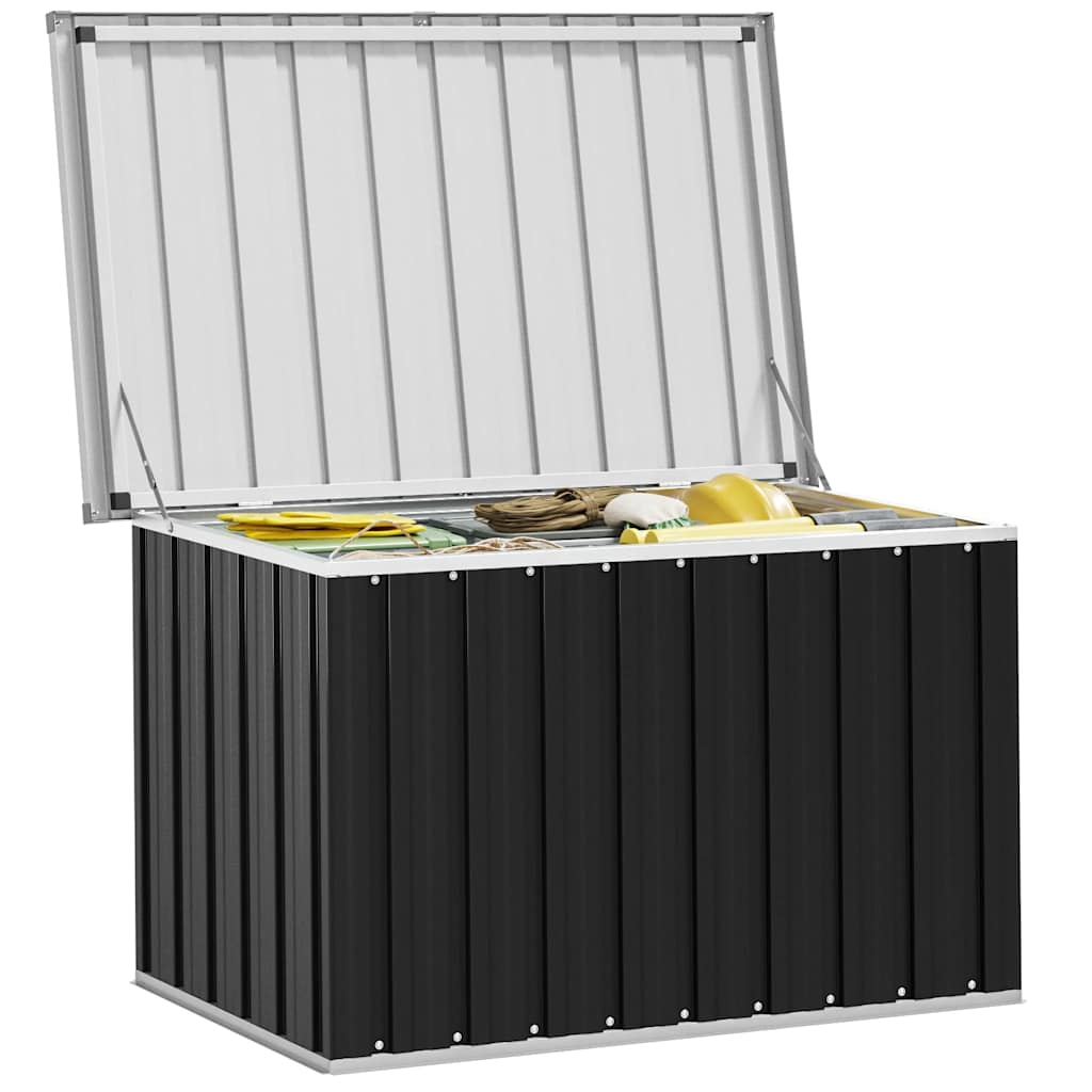 Garden Storage Box Anthracite Grey 109 X 67 X 65 Cm