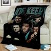 Joe Keery Aktorius 3D spausdinimo HD pledas, minkštas užklotas namams, miegamajam, lovai, sofai, iškylai, kelionėms, biurui, poilsio uždangalas, vaikams