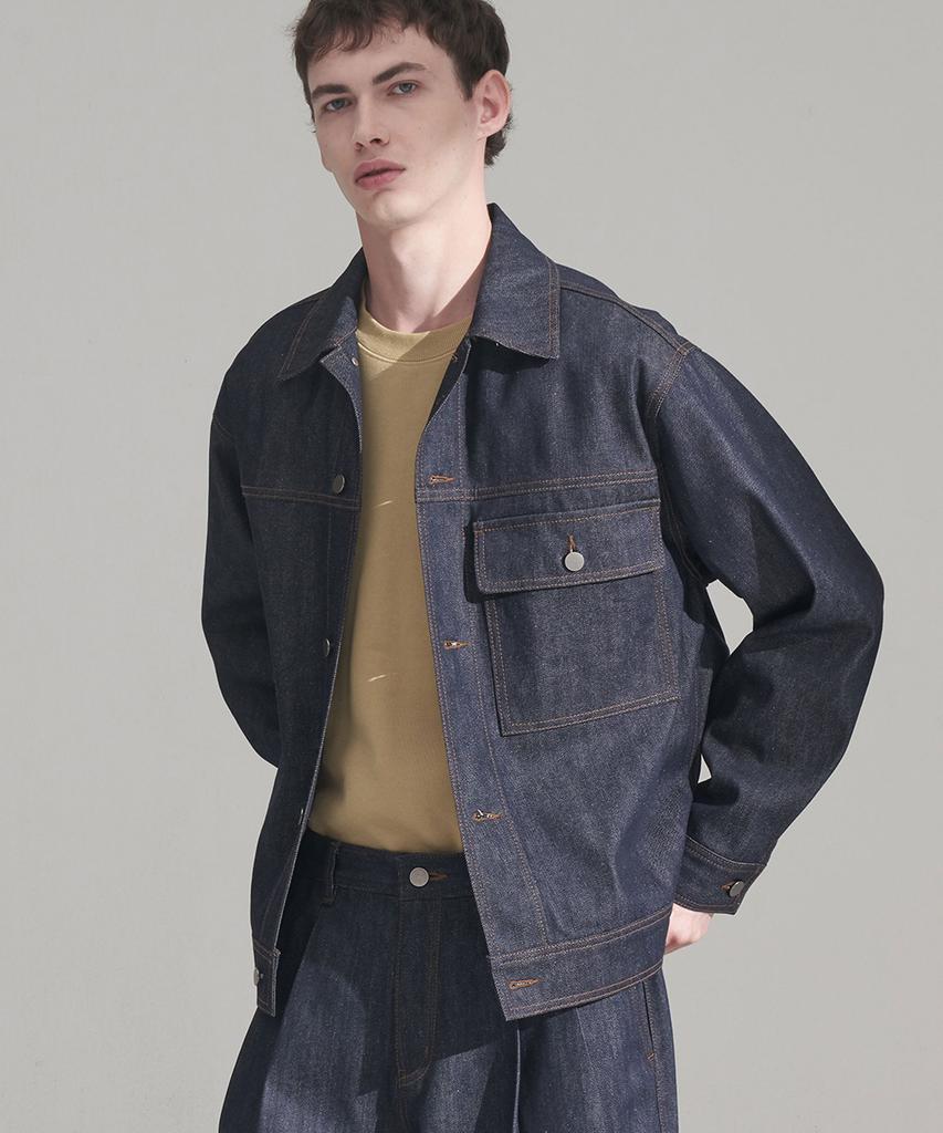 Wmc Rd Trucker Jacket_Indigo