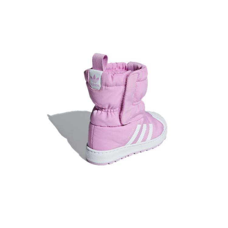 adidas Originals Superstar Wint3r Cf I Thermal High Top Toddler Shoes Purple Infant And Toddler B37303