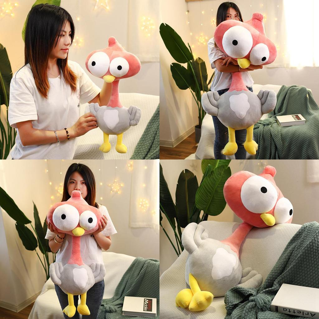 Hilarious Ostrich Plushie With Big Eyes Soft And Cuddly Gift For Kids And Graduates