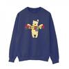 Womens/Ladies Winnie The Pooh Festive Sweatshirt