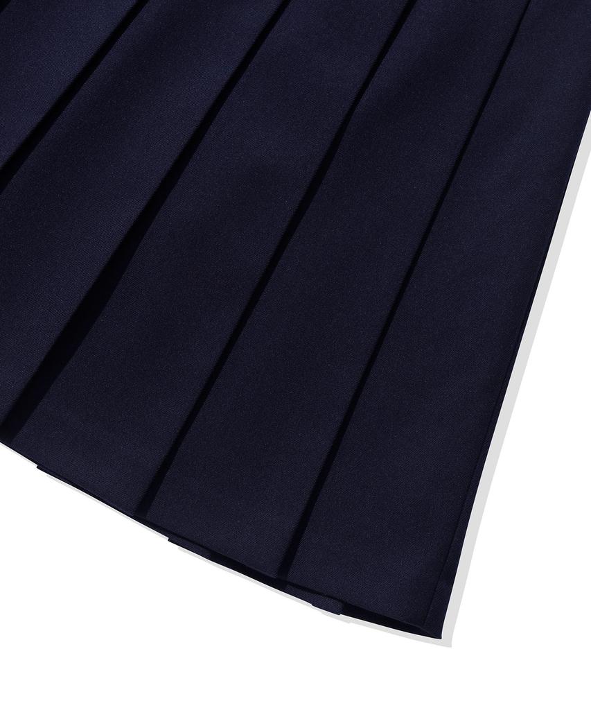 Code Graphy (Women) Pleated Skirt_Dark Navy