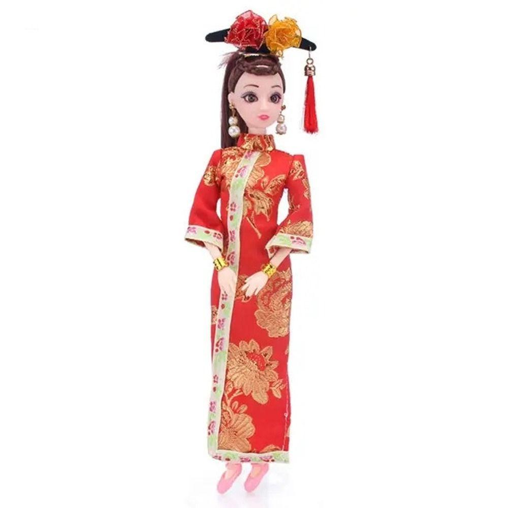 Traditional Doll Cheongsam Chinese Style Doll Skirt Fashion Doll Clothes Girl Gift