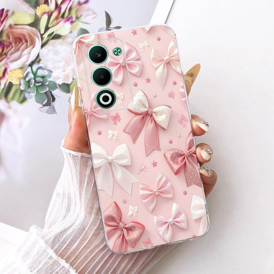 Transparent Case For OPPO A5 4G Cases CPH2727 New Fashion Lemon Bowknot Fundas Soft Silicone Cover For OPPO A5 A5x 5G A5M Shells