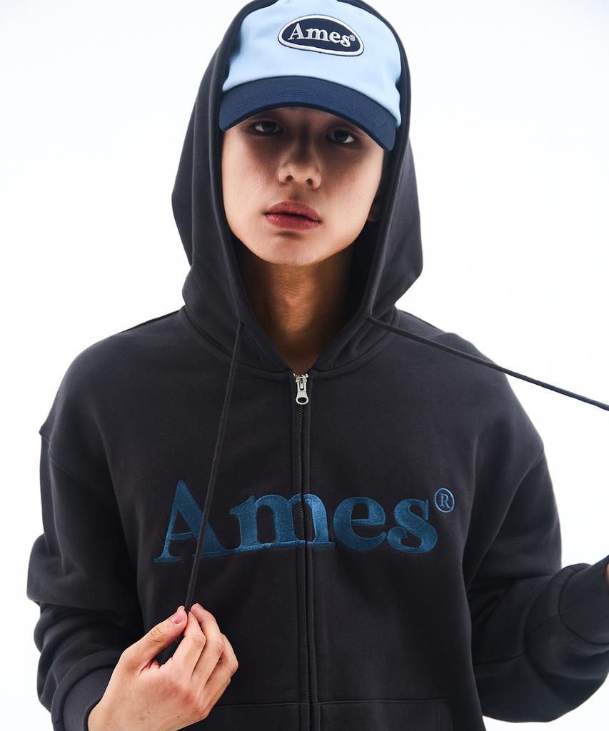 AMES-WORLDWIDE Symbol Logo Twotone Ball Cap Blue