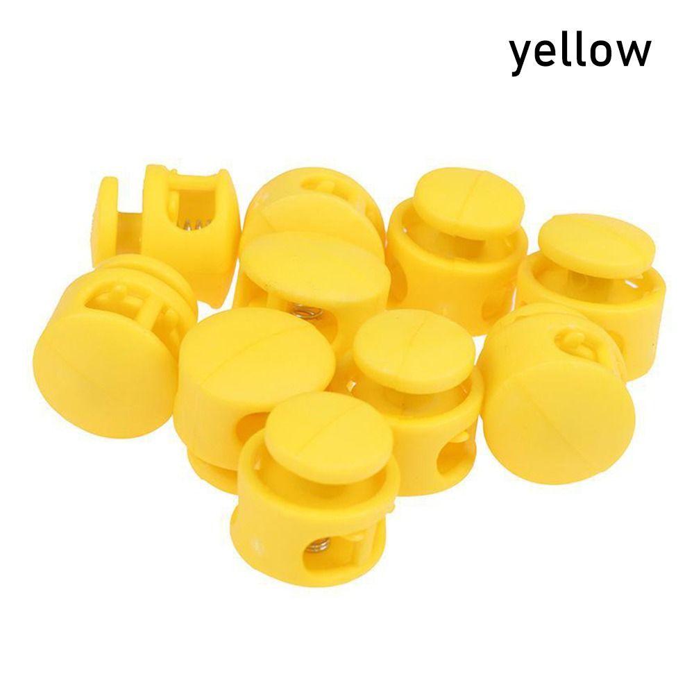 10Pcs Toggle Clip Buckle Spring Cord Lock Stopper Rope Clamp Backpack Sportswear Shoelace Paracord Lanyard Bag Parts Accessories