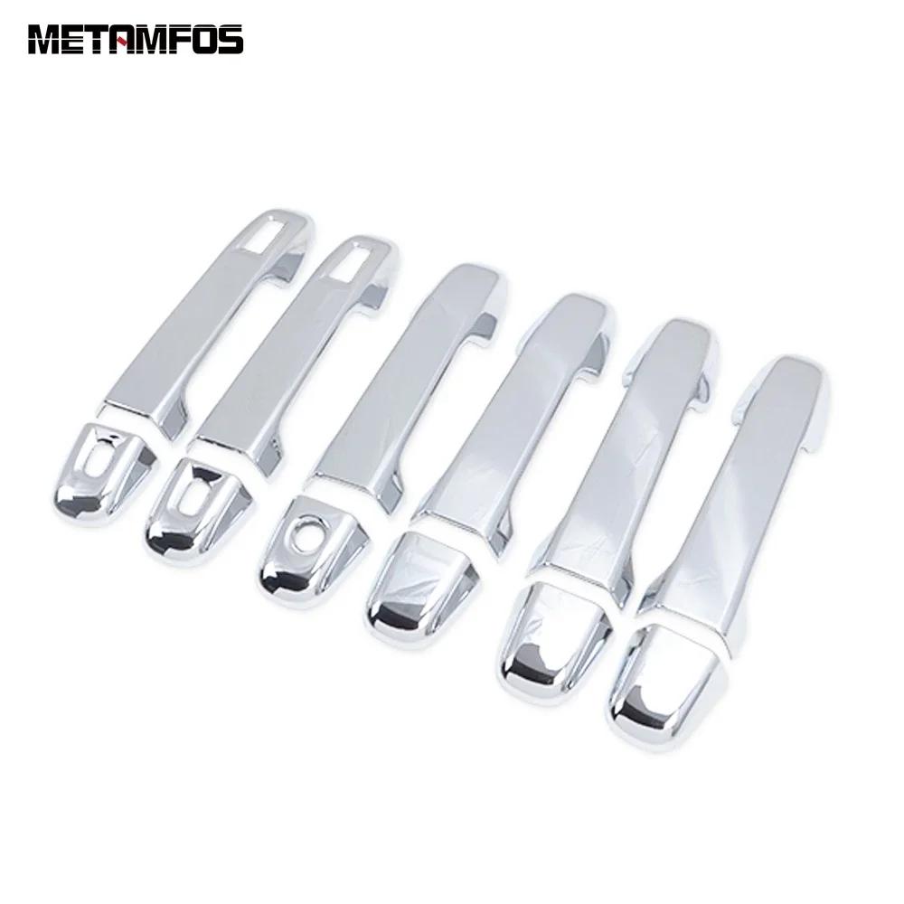 For Toyota Noah Voxy R80 2014-  Chrome Side Door Handle Bowl Cover Trim Protection Cap Exterior Accessories Car Styling