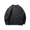 Round Neck Sweatshirt for Men, New Spring and Autumn Style, Casual Loose Fit, Versatile Embroidered Long-Sleeve Simple Air Cotton Trendy Men's Top
