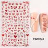 Autocollant pour ongles 3D, doublure, papillon foncé, crâne, fleur, transfert, beaux décalcomanies, accessoires de décoration pour Nail Art, Design à faire soi-même
