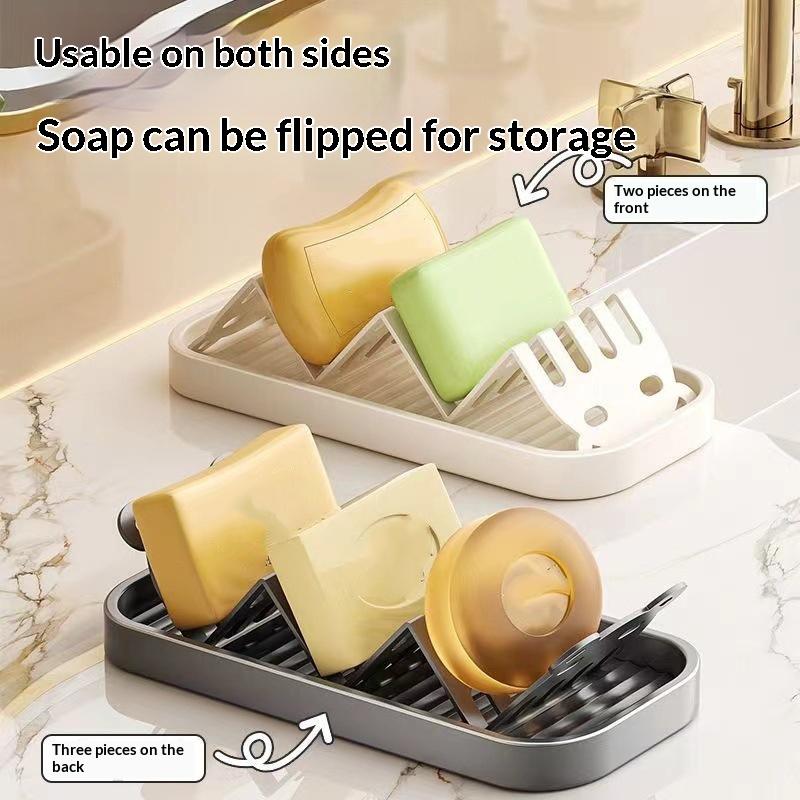 Stainless Steel Soap Dish Self Draining With Tray Bar Soap Holder For Shower Sink Kitchen Bathroom Soap Dish With Drainage