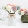 Silk Cloth Fake Flower Ball Dyed Edged Simulation Flowers New Chrysanthemum Photography Props