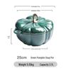 ZISIZ Enamel Pumpkin Soup Pot