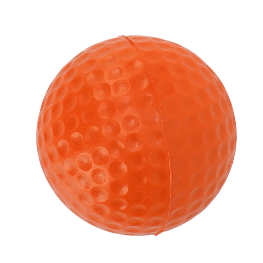 42.5mm PU Köpük Golf Topları Güçlü Esneklik Açık Hava Golf Antrenman Topu Spor Fitness için Turuncu