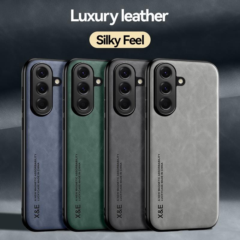 For Samsung Galaxy A56 A36 A26 A16 A57 A37 A27 A17 A07 A55 A35 A25 A15 A54 A34 A24 A14 Case Magnetic Car Holder Phone Cover