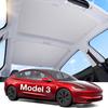 Tesla Model 3 2017-2025 Tetto Parasole Mai Afflosciante Rivestimenti Nano Cristallo di Ghiaccio Parasole Tetto in Vetro Isolante Termico 3ª Generazione Modello Y