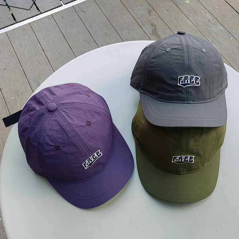 Short-brimmed Letter Baseball Cap Sports Casual Cap Boxing Training Comfortable Outdoor Sunshade Men and Women Universal Baseball Cap Cotton