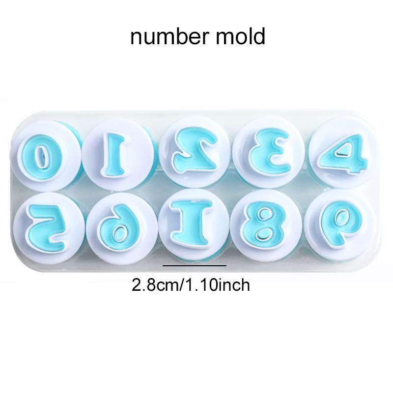Cookie Cutter Letter Number Baking Pastry Molds For Cake Decorating Household Cupcake Making Fondant Cutting Kitchen Tools TMZ
