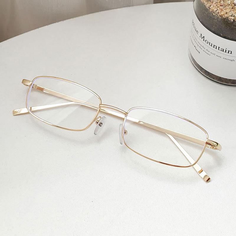 Fashion Small Rectangle Sunglasses Men Women Vintage Square Driving Sun Glasses Luxury Brand Metal Frame Eyewear Gafas De Sol