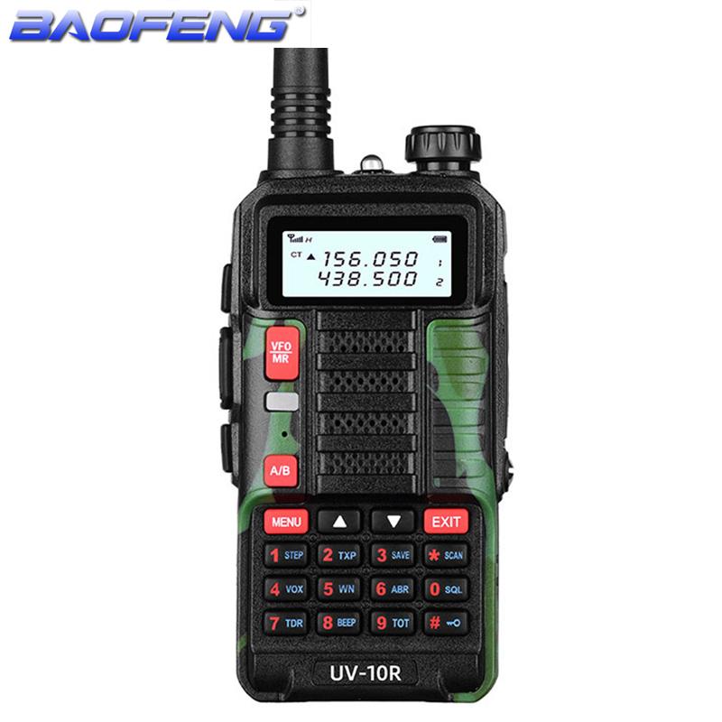 2PCS Baofeng UV-10R High Power Long Range Portable Dual Band Two Way CB Ham Radio USB Charging BF UV-10R Walkie-Talkie Set