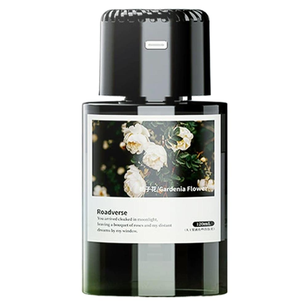 Smart Car Air Freshener with Starry Sky Projection | Rechargeable 120ml Diffuser | French Fragrance | Auto On/Off | Odor Purific