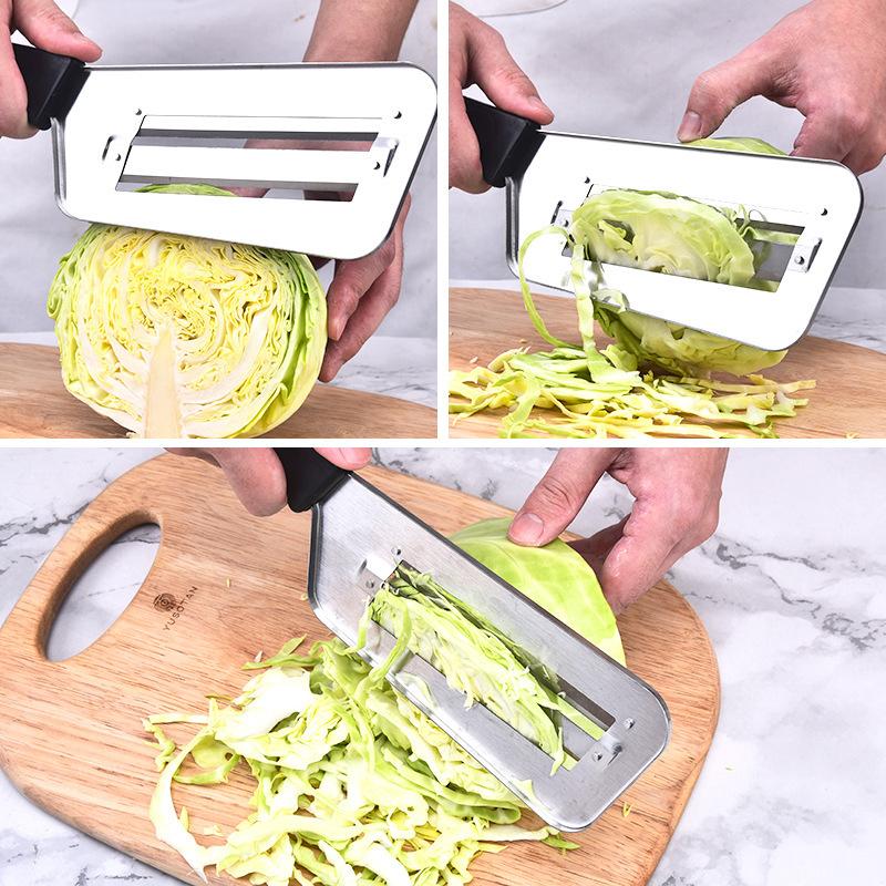 Stainless Steel Cabbage Slicer Multi-functional Cabbage Slicer With Handle Suitable For Slicing Cabbage And Vegetables+