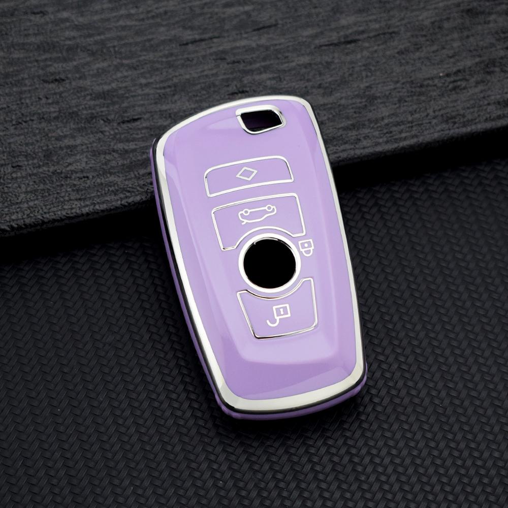 Soft Tpu Car Key Case For Bmw X3 X5 X1 1/3/5/7 Series X4 M3 M4 F30 F10 F18 F20 F15 F16 F25 E34 Key Cover Holder Accessories