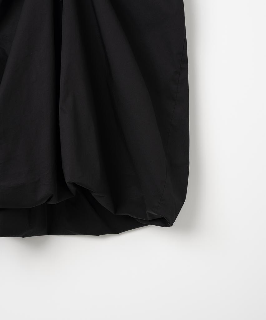 Milo Woman Balloon Shirred Maxi Skirt [Black]
