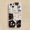 Capa de Celular TPU Gato Desenho Animado Fofa Para Redmi Note 13 12 11 Pro Plus 5G 12S 11S 11 10S Redmi 13C 13 12 4G Capa Macia de Silicone