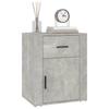 Nightstand Concrete Grey 50x36x60 Cm Particleboard