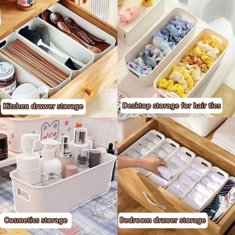 Durable Stackable Desktop Storage Box Large Capacity Coverless Kitchen Organizer Bin Organizer Containers