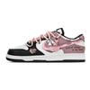 Dunk Rose Fluctuation Abrasion Resistant Low Top Skateboard Shoes Unisex Black Pink DD1391-100(Team773-)