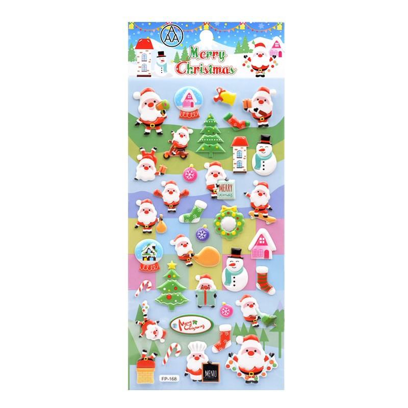 10 Sheets Christmas Theme Stickers, Merry Christmas Stickers, Xmas Winter Holiday Party Stickers, Christmas Goodie Bag Fillers Christmas