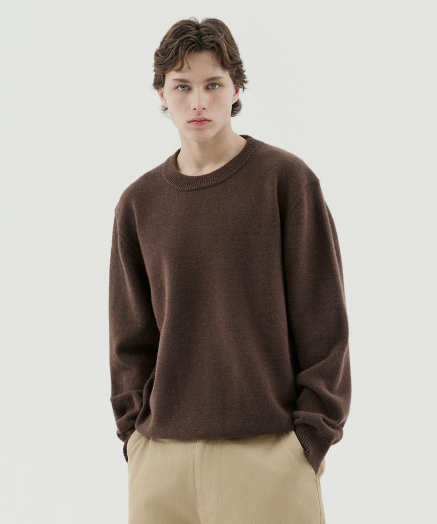 TRADCLUB Basic Oversized Round Knit (5 Colors) (Type B)