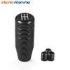 8.5CM Alluminio Filtro al Carbone Nero Pomello Leva Cambio Corsa Universale Leva Cambio Manuale Pomello Con tre adattatori