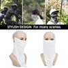 Summer Unisex Seamless  Ice Silk Sunscreen Triangular Bandage Moisture Absorption Sweat Releasing Face Shield Hanging