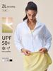 Women's Lightweight Stand Collar UV Protection Jacket - Breathable, Quick-Drying, Cool Feel for Outdoor Sports