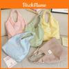 Casual Polyester Tartan Shoulder Bag With Inner Zipper Pocket For Daily Use