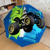1PC Monster Truck Umbrella-8-Rib Reinforced, Automatic Open, Lightweight & Durable, Cute Fashion Accessory for Outdoor-Y0402